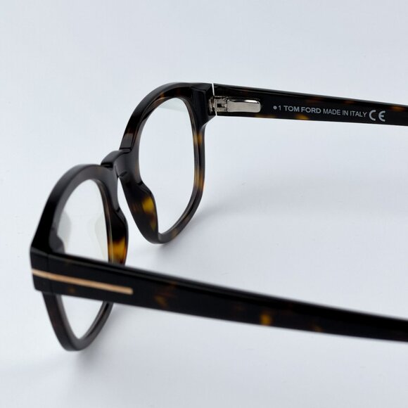 Tom Ford Men BRAND NEW Eyeglasses Havana Blue Light Block Square FT5808 052 - Picture 8 of 10